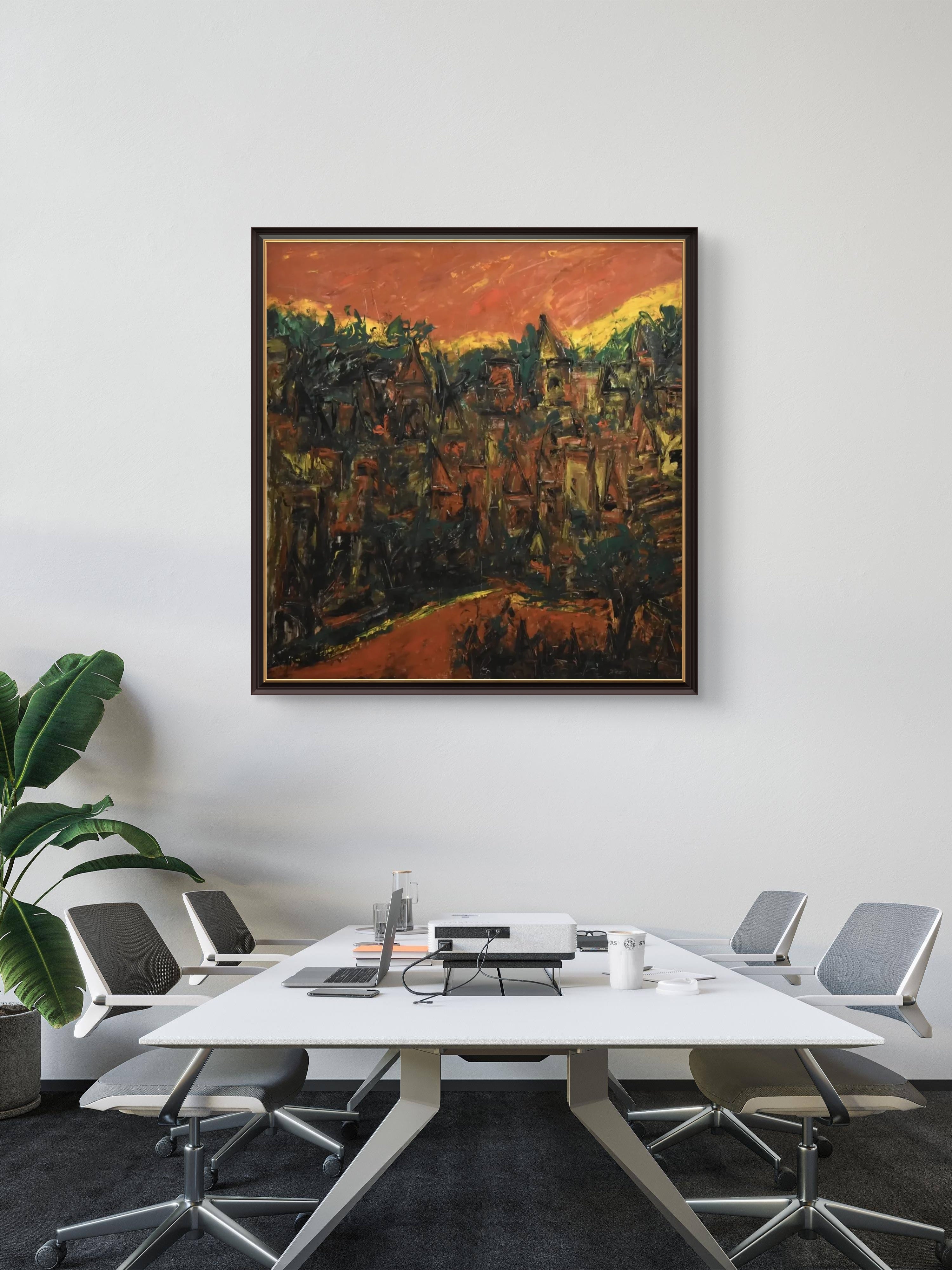Expressionist Landscape Painting by Vikash Kalra