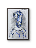 Blue Expression Portrait
