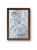 Minimal Expressionist Portrait