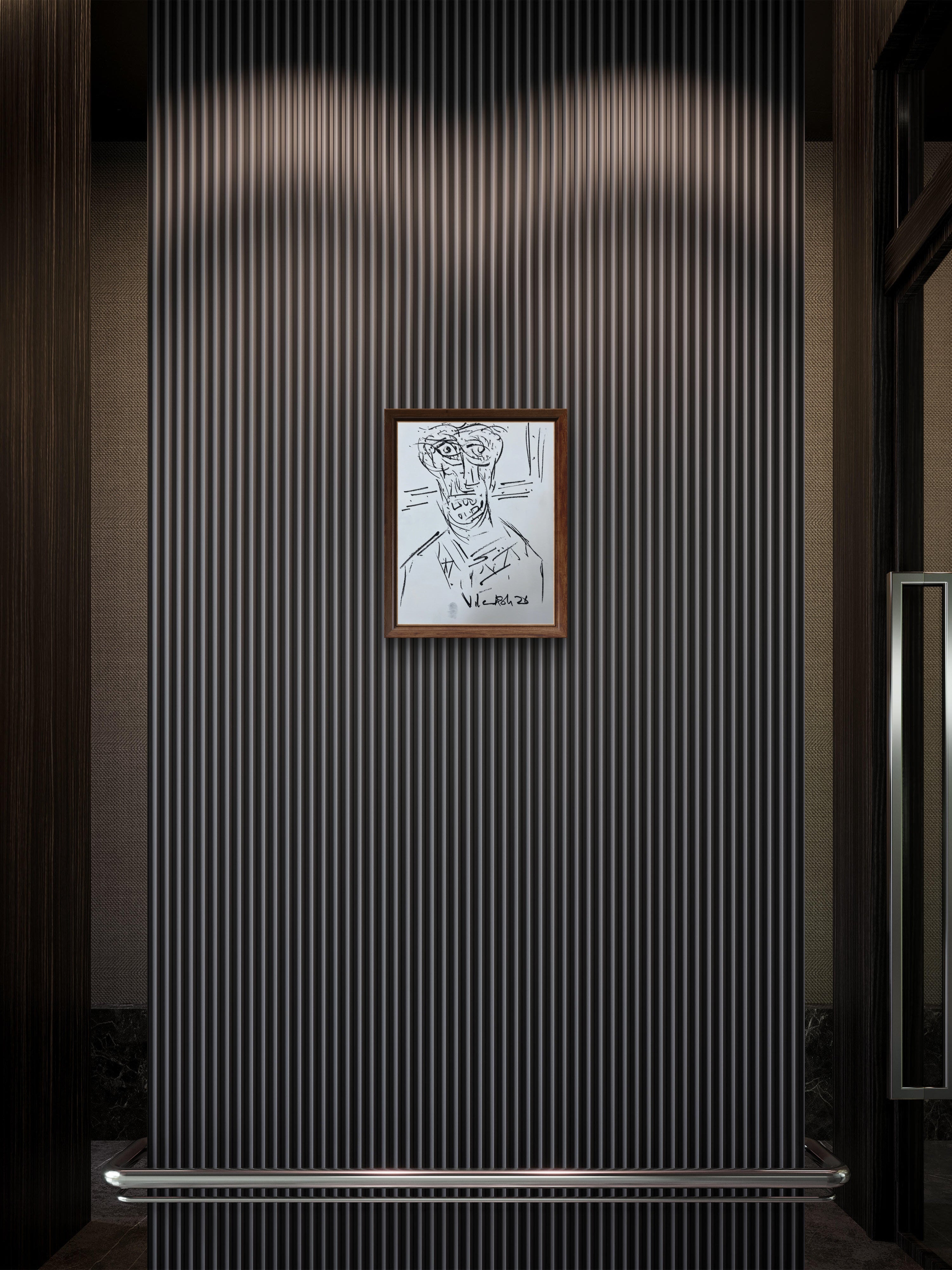 Minimal Expressionist Portrait