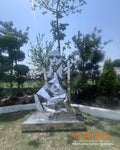 Ambition Steel Sculpture by Vikash Kalra | Contemporary Stainless Steel Art